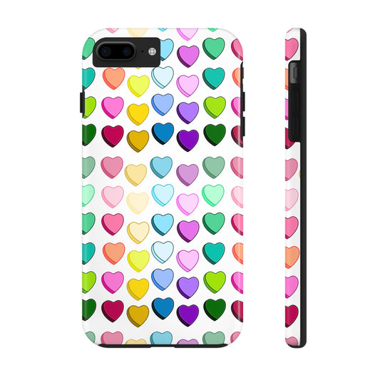 "CANDY HEARTS" Tough Phone Case