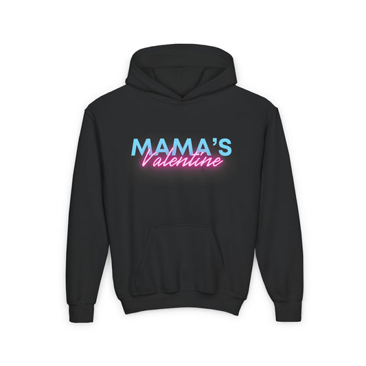 "MAMA'S VALENTINE" Youth Heavy Blend Hooded Sweatshirt