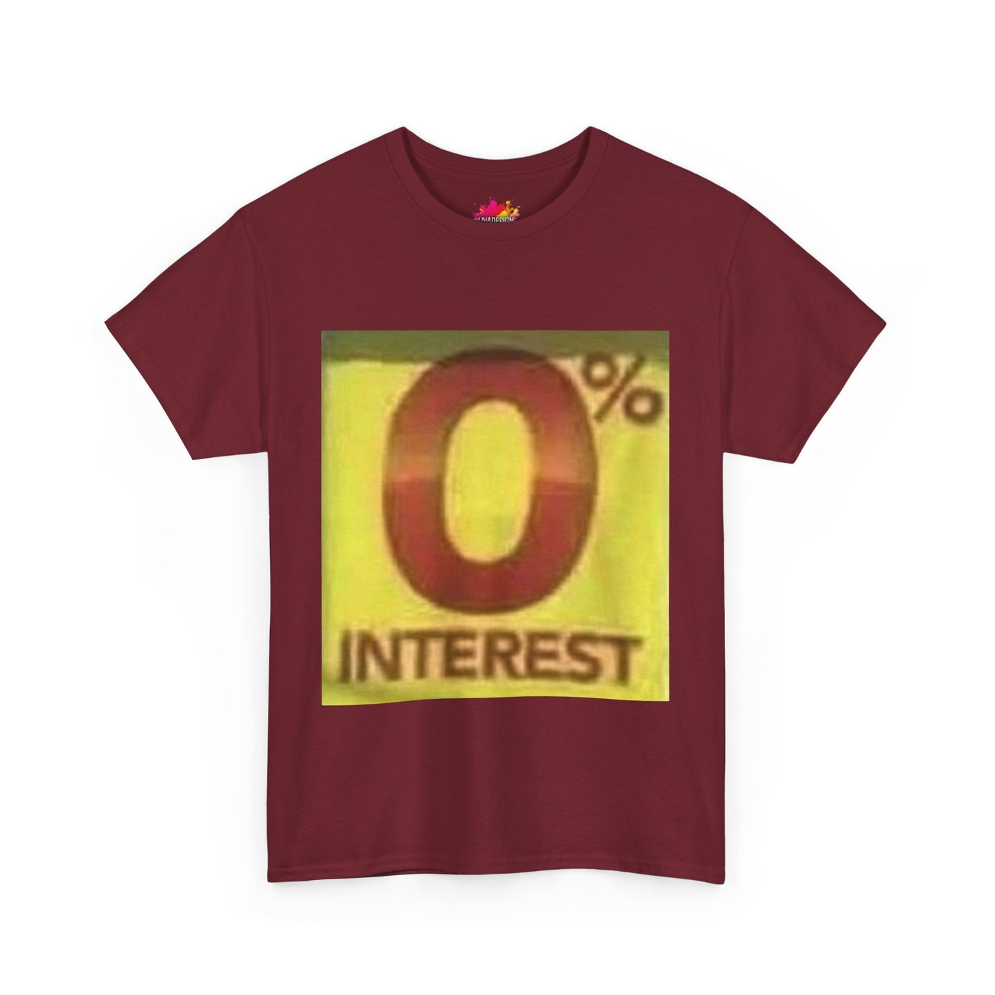 "0% INTEREST" - Unisex Heavy Cotton Tee