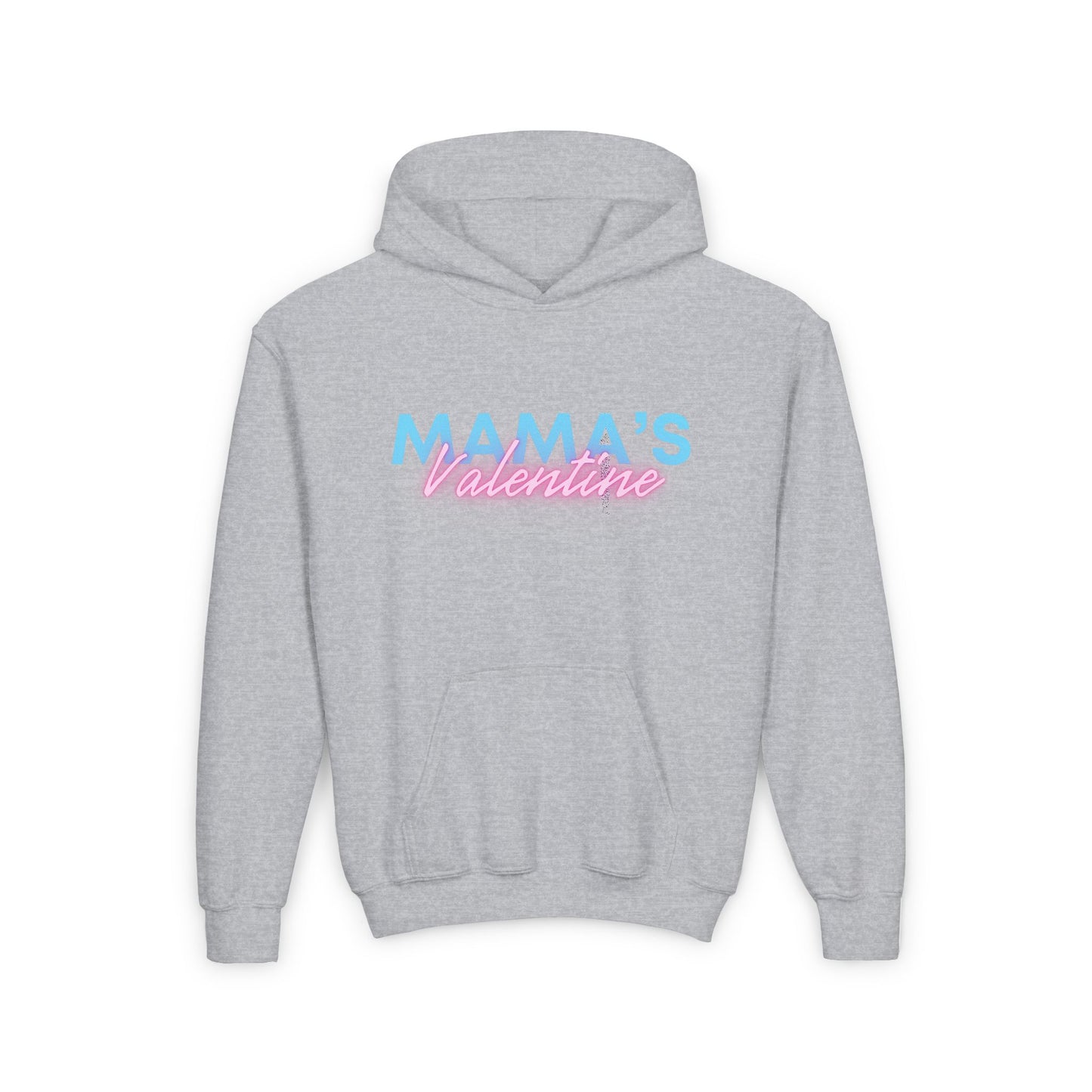 "MAMA'S VALENTINE" Youth Heavy Blend Hooded Sweatshirt