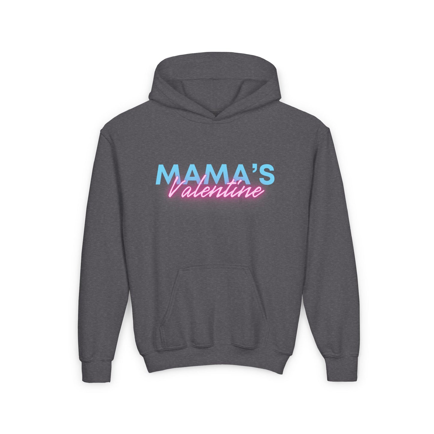 "MAMA'S VALENTINE" Youth Heavy Blend Hooded Sweatshirt