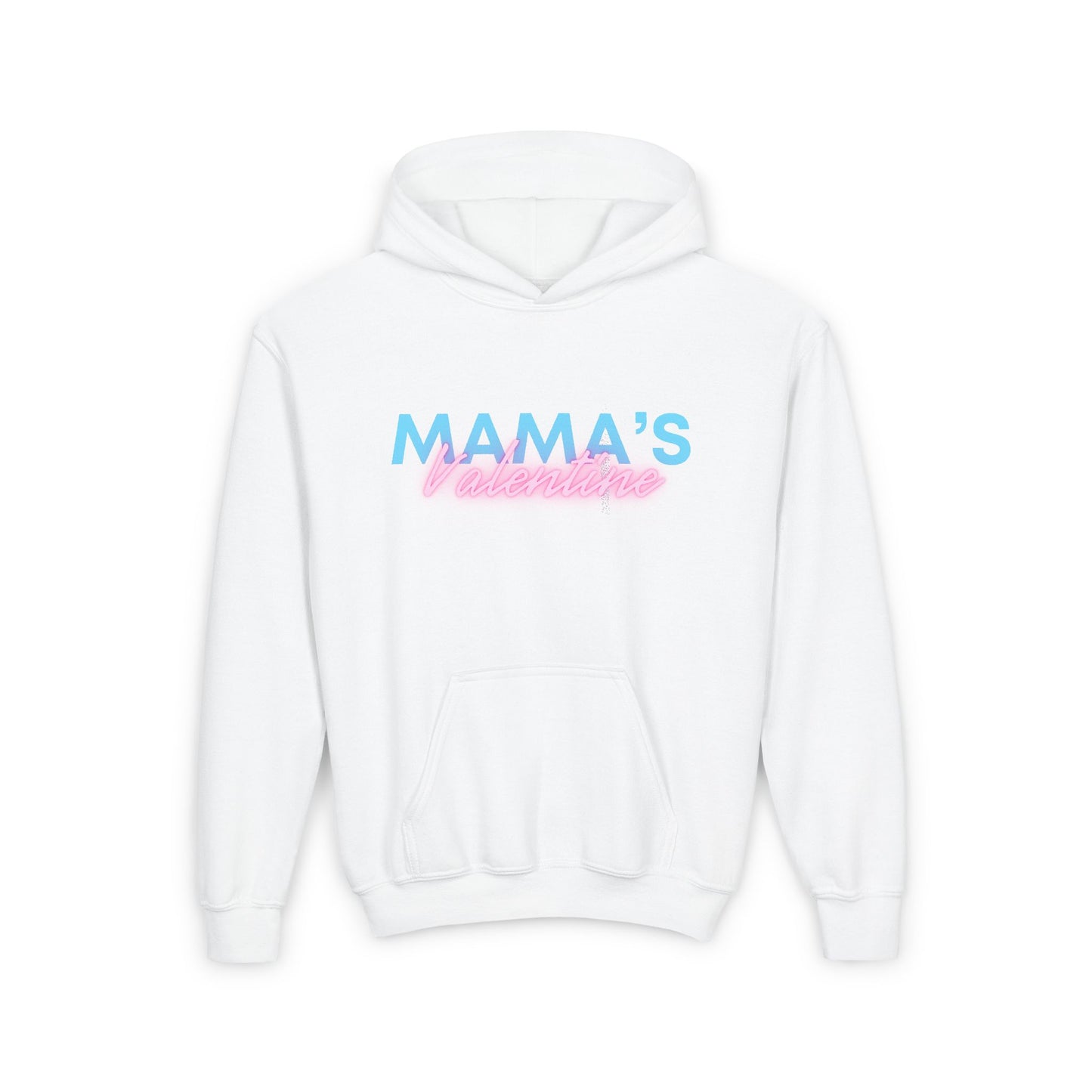 "MAMA'S VALENTINE" Youth Heavy Blend Hooded Sweatshirt